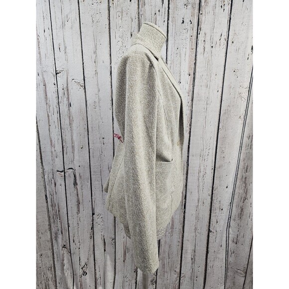 AMANDA + CHELSEA Women's XL Beige Single Button Blazer Suit Coat Sport Jacket - Picture 2 of 9